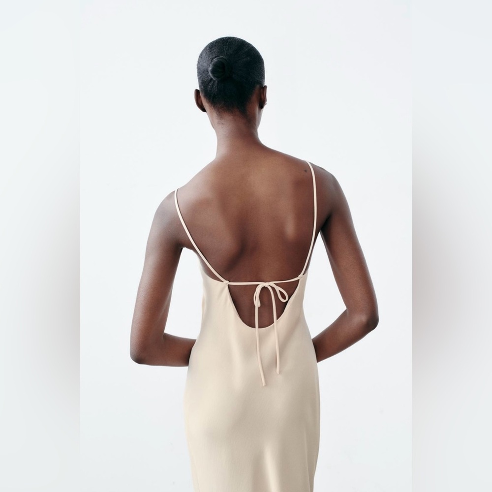 Zara Satin Slip Dress